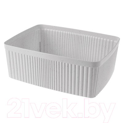Контейнер для хранения Econova Velvet / 433238938 (светло-серый флэк)