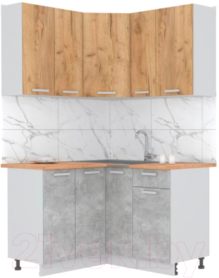 Готовая кухня Интерлиния Мила Лайт 1.2x1.3 - фото