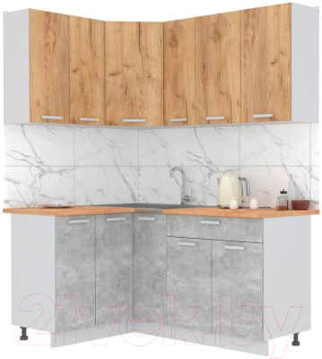 Готовая кухня Интерлиния Мила Лайт 1.2x1.7 - фото