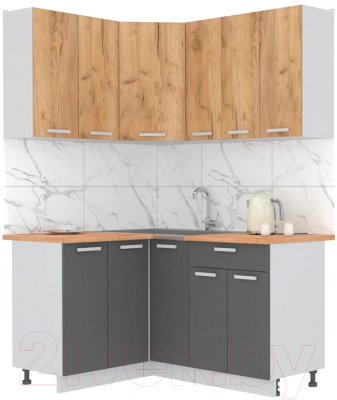 Готовая кухня Интерлиния Мила Лайт 1.2x1.5 - фото