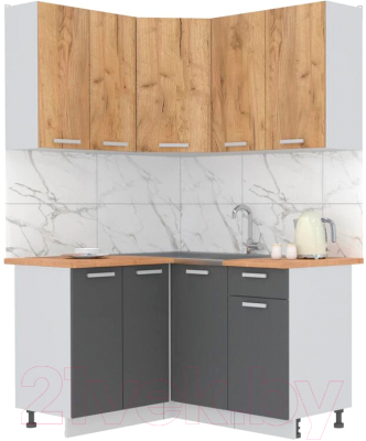 Готовая кухня Интерлиния Мила Лайт 1.2x1.4 - фото