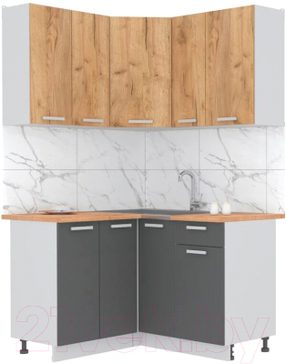 Готовая кухня Интерлиния Мила Лайт 1.2x1.3 - фото