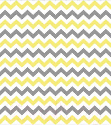 Шторка-занавеска для ванны JoyArty Красочные зигзаги / sc_10723 - фото