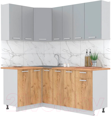 Готовая кухня Интерлиния Мила Лайт 1.2x1.9 - фото