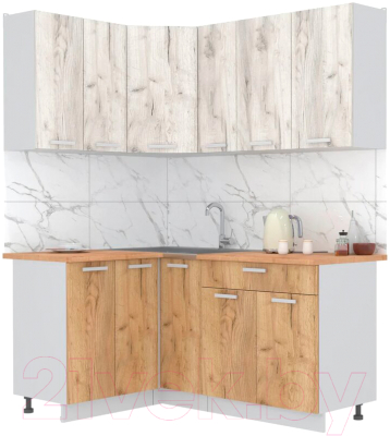 Готовая кухня Интерлиния Мила Лайт 1.2x1.7 - фото