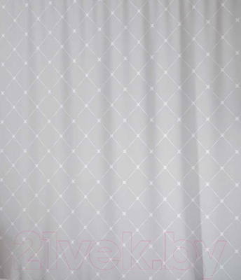 Шторка-занавеска для ванны JoyArty Точечные соединения / sc_13580 - фото