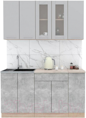 Готовая кухня Интерлиния Мила 15 - фото