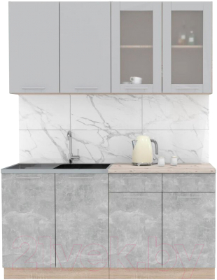 Готовая кухня Интерлиния Мила 16 - фото