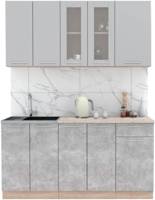 Готовая кухня Интерлиния Мила 16-60 - фото