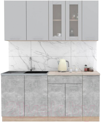 Готовая кухня Интерлиния Мила 17 - фото