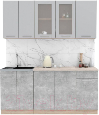 Готовая кухня Интерлиния Мила 18-60 - фото