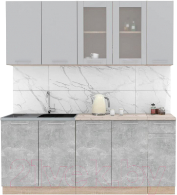 Готовая кухня Интерлиния Мила 19 - фото