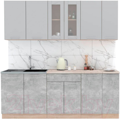 Готовая кухня Интерлиния Мила 21 - фото