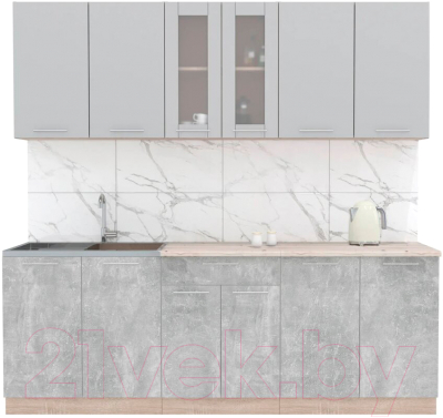 Готовая кухня Интерлиния Мила 22 - фото