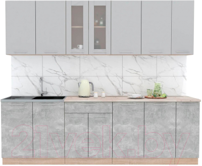 Готовая кухня Интерлиния Мила 25 - фото