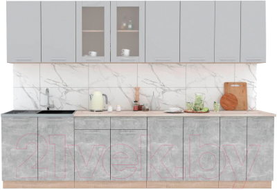 Готовая кухня Интерлиния Мила 30 - фото