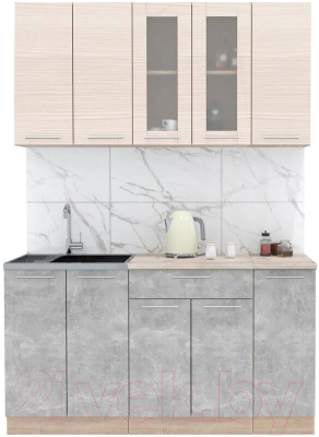 Готовая кухня Интерлиния Мила 15 - фото