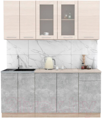 Готовая кухня Интерлиния Мила 18-60 - фото