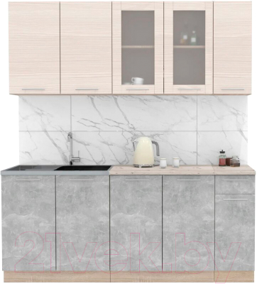 Готовая кухня Интерлиния Мила 19 - фото