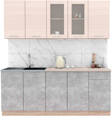 Готовая кухня Интерлиния Мила 20 - фото