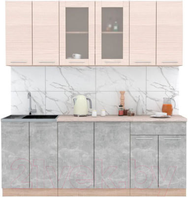 Готовая кухня Интерлиния Мила 20-60 - фото