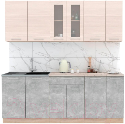 Готовая кухня Интерлиния Мила 21 - фото