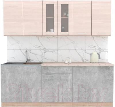 Готовая кухня Интерлиния Мила 22 - фото