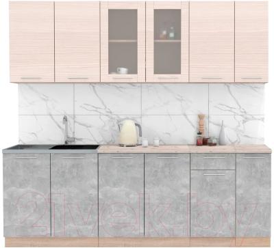 Готовая кухня Интерлиния Мила 23 - фото