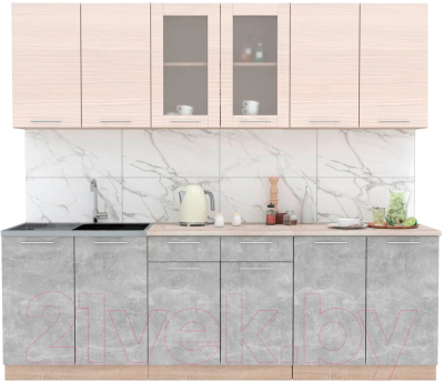 Готовая кухня Интерлиния Мила 24 - фото