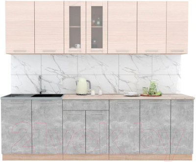 Готовая кухня Интерлиния Мила 25 - фото