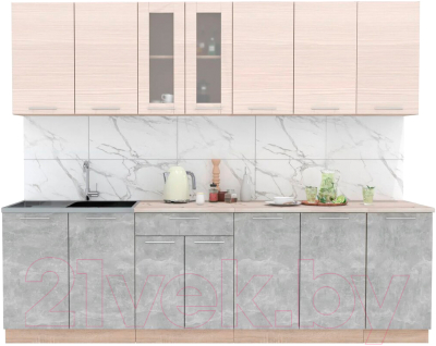 Готовая кухня Интерлиния Мила 26 - фото