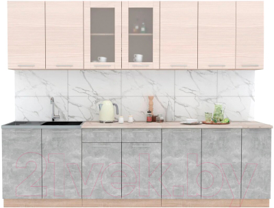 Готовая кухня Интерлиния Мила 27 - фото