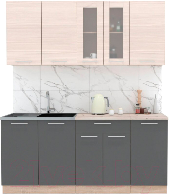 Готовая кухня Интерлиния Мила 18 - фото