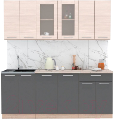 Готовая кухня Интерлиния Мила 20-60 - фото