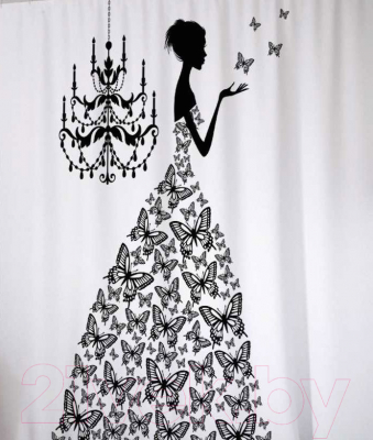 Шторка-занавеска для ванны JoyArty Свадебная Страна / sc_2928 - фото