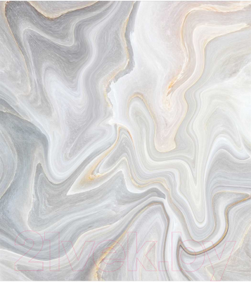 Шторка-занавеска для ванны JoyArty Мраморные волны / sc_37017 - фото