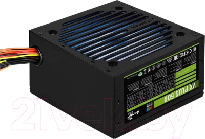 Блок питания для компьютера AeroCool VX-500 Plus RGB