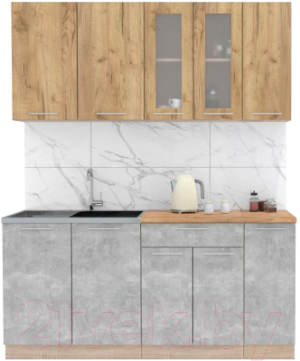 Готовая кухня Интерлиния Мила 17 - фото