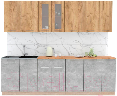 Готовая кухня Интерлиния Мила 25 - фото