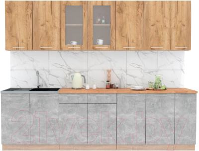 Готовая кухня Интерлиния Мила 27 - фото