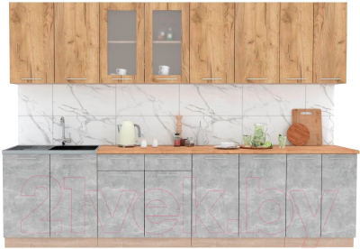 Готовая кухня Интерлиния Мила 30 - фото