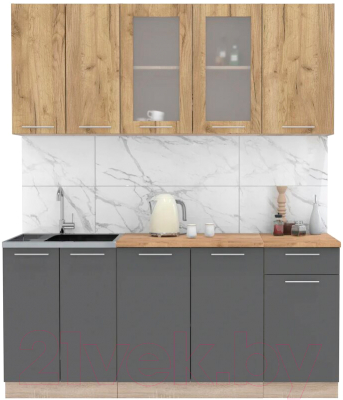 Готовая кухня Интерлиния Мила 18-60 - фото