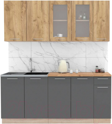 Готовая кухня Интерлиния Мила 19 - фото