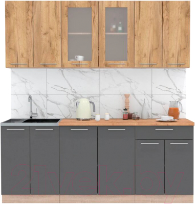 Готовая кухня Интерлиния Мила 20-60 - фото