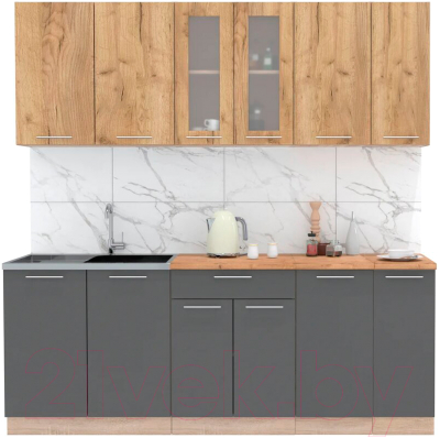 Готовая кухня Интерлиния Мила 21 - фото