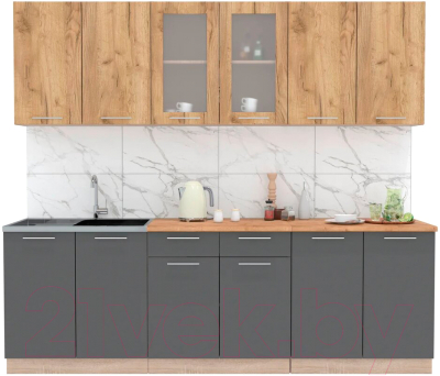 Готовая кухня Интерлиния Мила 24 - фото