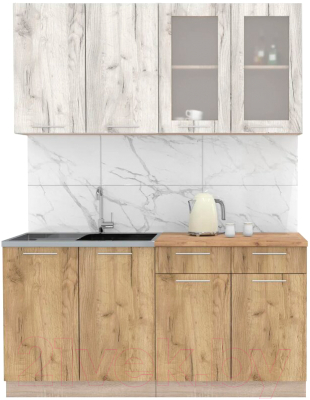 Готовая кухня Интерлиния Мила 16 - фото