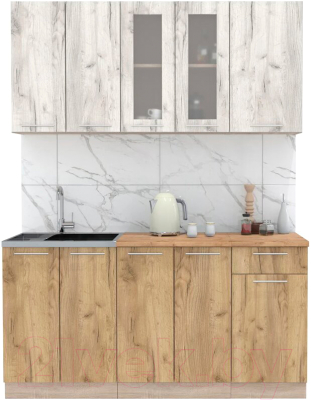 Готовая кухня Интерлиния Мила 16-60 - фото