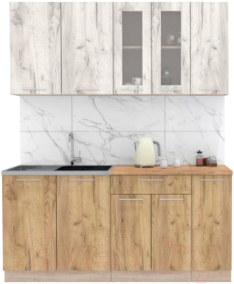 Готовая кухня Интерлиния Мила 17 - фото