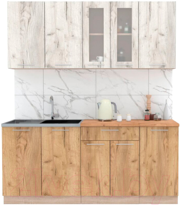 Готовая кухня Интерлиния Мила 18 - фото